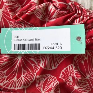 gilli delina knit maxi skirt